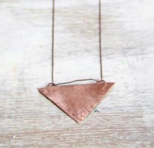 Burnished Copper Necklace