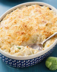 Brussels Sprouts Mac and Cheese