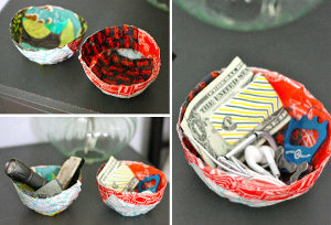 Scrappy Fabric Bowls