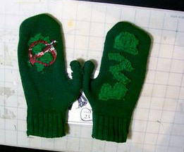 Used Sweater Mittens