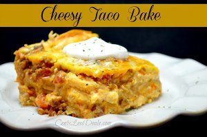 OMG Cheesy Taco Bake