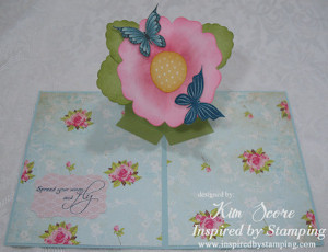 Pedestal Pop Up Flower Card