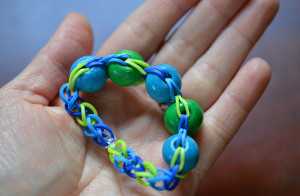 Easy Bead Rainbow Loom Bracelet