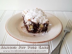 Almond Joy Poke Cake