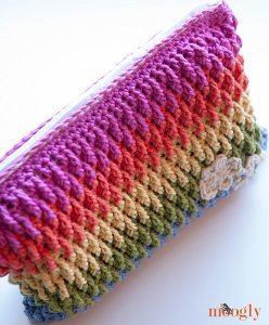 Colorful Crochet Clutch