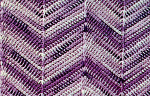 Twilight Chevron Afghan