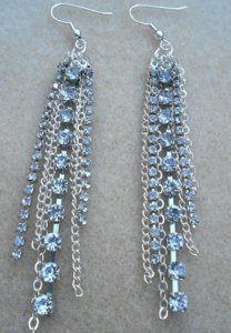 Stunning DIY Rhinestone Earrings