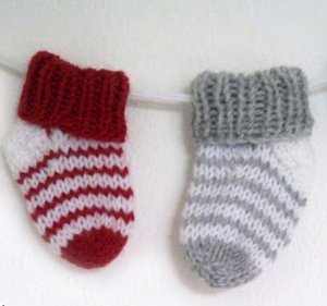 Simple Striped Baby Socks