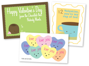 Lots and Lots of Printable Valentines