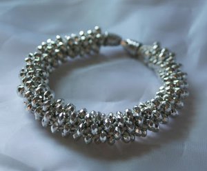 Simply Glamorous Kumihimo Bracelet