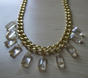 Chain and Crystal Collar