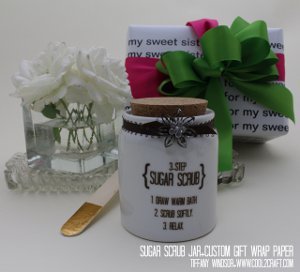 Personalized Gift Jar and Body Scrub