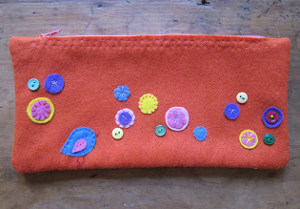 Trendy Felt Pencil Case