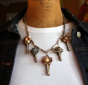 Gorgeous DIY Key Necklaces