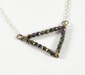 Truly Chic Triangle Necklace