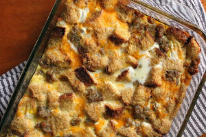 Southern Overnight Breakfast Bake