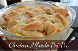 Chicken Alfredo Pot Pie
