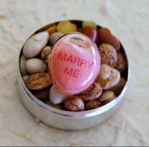 Say It with Sweets DIY Ring