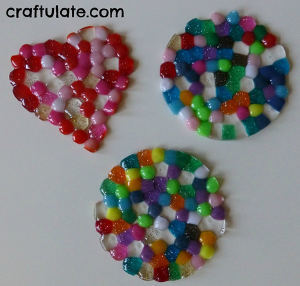 Melted Bead Coasters