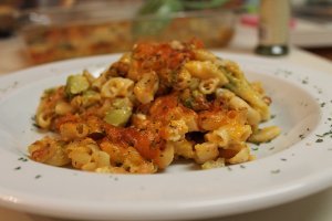 Baked Broccoli Macaroni and Cheese-image
