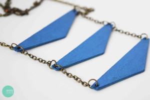 Triple Triangle Ladder Necklace