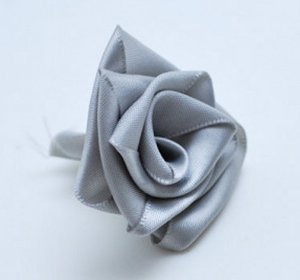 Ridiculously Easy Ribbon Rose Tutorial