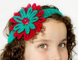 Cute Crochet Flower Headband