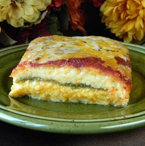 Layered Chile Rellenos Casserole