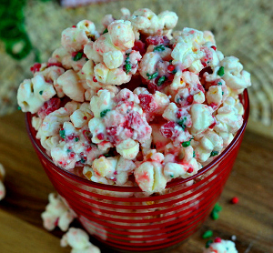Peppermint Crunch Popcorn