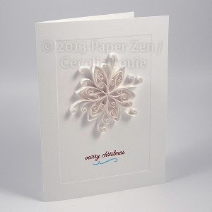 Snowflake Card Quilling Grid