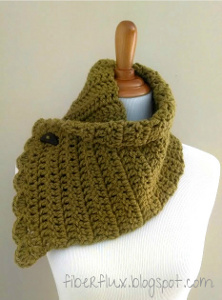 Button Cowl Crochet Pattern