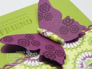 Butterfly and Bead Greeting Card