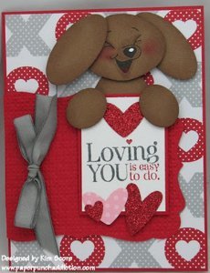 Puppy Love Valentine's Day Card