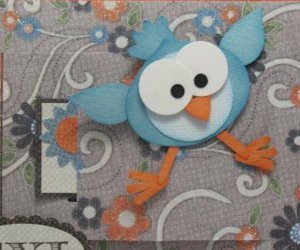 Cute Cuckoo Paper Bird Craft