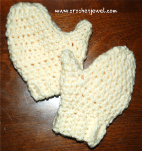 Snowflake Mittens for Toddlers
