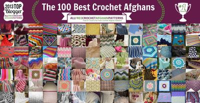 The 100 Best Crochet Afghans Ever: Crochet Baby Blankets, Ripple Crochet Patterns, and More