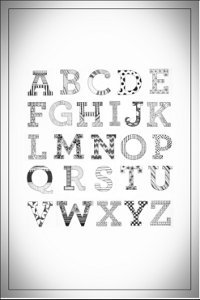 Awesome Alphabet DIY Wall Art