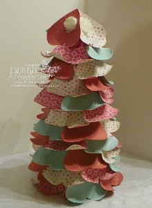 Valentine Hearts Tabletop Tree