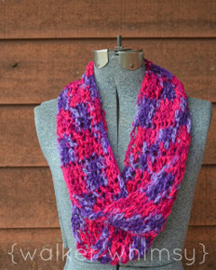 Violaceous Infinity Scarf Crochet Pattern