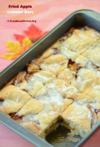 Down-Home Fried Apple Cobbler Bars