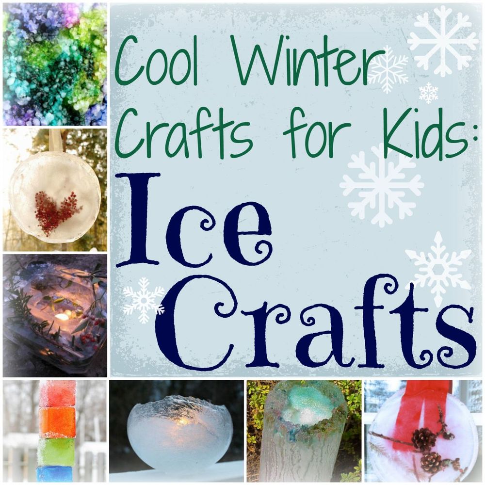 Cool Winter Crafts for Kids: 10 Ice Crafts | AllFreeKidsCrafts.com