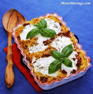 Cheesy Spaghetti Bake