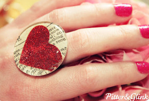 Glam Valentine's Day Rings