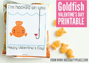 Hooked on You Printable Valentines