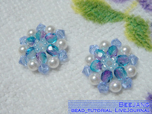 Ice Crystals Flower Motif