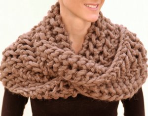 Openwork Infinity Scarf