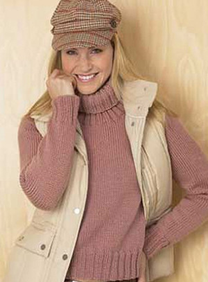 turtleneck sweater classic knitted boa coat dog knitting pattern sweaters allfreeknitting