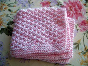 Box Stitch Baby Blanket