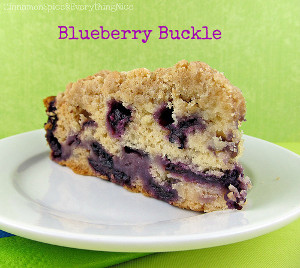 Blueberry Buckle Coffee Cake