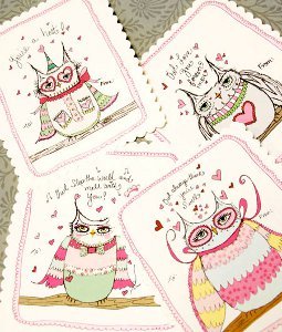 OWLful Cute Printable Valentine Cards